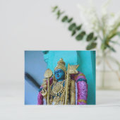 Carte Postale Temple hindou chettiar, déesse hindoue (Debout devant)