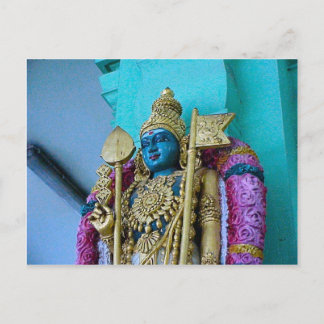 Carte Postale Temple hindou chettiar, déesse hindoue