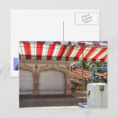 Carte Postale Temple hindou, dans la cour (Devant / Derrière)