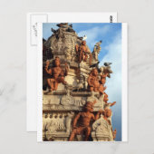 Carte Postale Temple hindou gopuram Batu Caves Malaisie (Devant / Derrière)