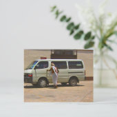Carte Postale temple hindou, rencontrer le gourou (Debout devant)