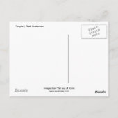 Carte Postale Temple I, Tikal, Guatemala (Dos)