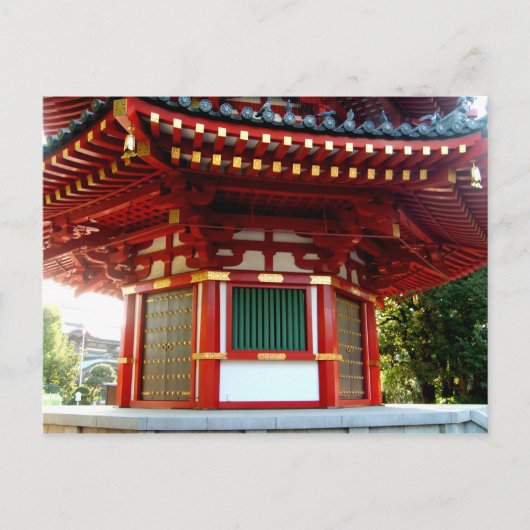 Carte postale Temple japonais Pagoda (Devant)