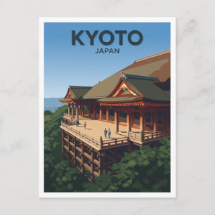 Carte Postale Temple Kiyomizu-dera Kyoto Japon Cadeau