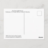 Carte postale: Temple LDS de San Diego Image du so (Dos)