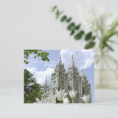 Carte postale Temple LDS SLC (Debout devant)