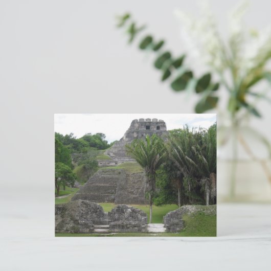 Carte Postale Temple maya (Debout devant)