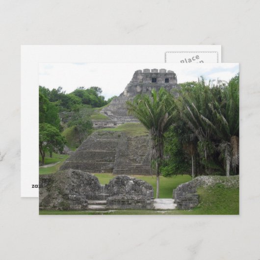 Carte Postale Temple maya (Devant / Derrière)