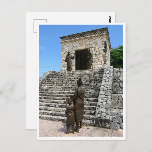 Carte Postale Temple maya (Devant / Derrière)