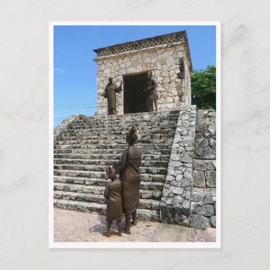 Carte Postale Temple maya (Devant)