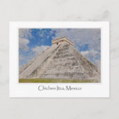 Carte Postale Temple maya de Chichen Itza au Mexique (Devant)