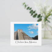 Carte Postale Temple maya de Chichen Itza au Mexique (Debout devant)