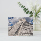Carte Postale Temple maya de Chichen Itza au Mexique (Debout devant)