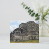 Carte Postale Temple Mayan Sun God, Belize (Debout devant)