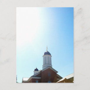 Carte Postale temple mormon lds de vernal utah