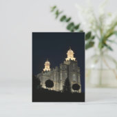 Carte Postale Temple Mormon LDS Logan,  Utah (Debout devant)