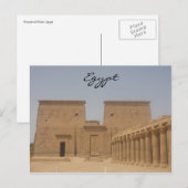 Carte Postale temple philae (Devant / Derrière)