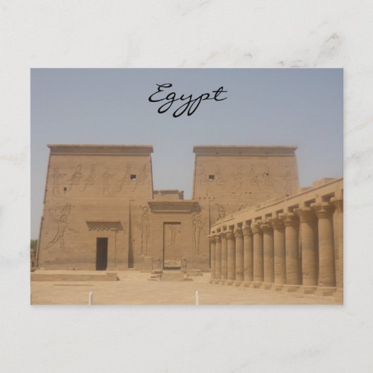Carte Postale temple philae (Devant)
