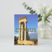 Carte Postale Temple romain d'Apollon Chypre (Debout devant)