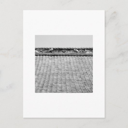 Carte Postale Temple Roof: Kyoto (Devant)