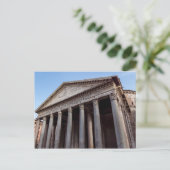 Carte Postale Temple saint Panthéon à Rome - Italie, Europe (Debout devant)
