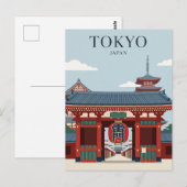 Carte Postale Temple Senso-ji Japon (Devant / Derrière)