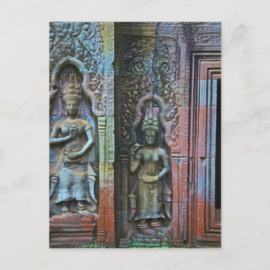 Carte Postale Temple Ta Prohm, province de Siem Reap, Cambodge (Devant)