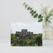 Carte Postale Temple, Tulum, Mexique (Debout devant)