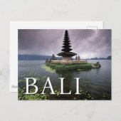 Carte Postale Temple Ulun Danu | Bali, Indonésie (Devant / Derrière)