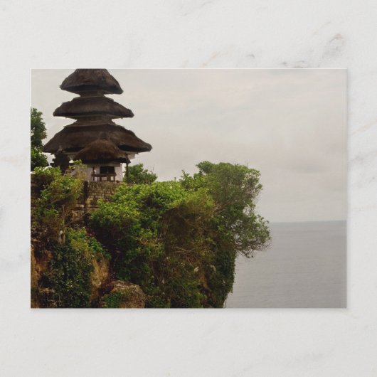 Carte Postale Temple Uluwatu à Bali (Devant)
