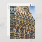 Carte Postale temple Wat Arun à Bangkok Thaïlande (Devant / Derrière)