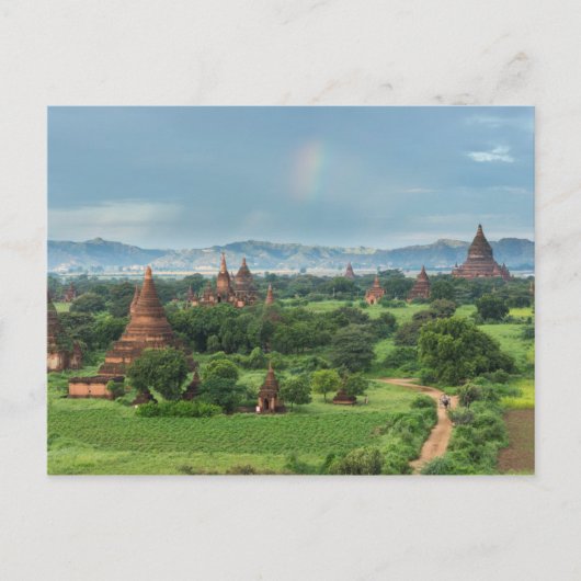 Carte Postale Temples à Bagan, Myanmar (Devant)