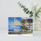 Carte Postale Temples antiques de Grèce (Debout devant)