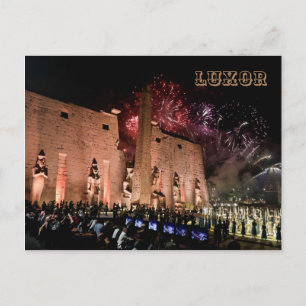 Carte Postale Temples de Louxor et Karnak Voyage Histoire Égypte