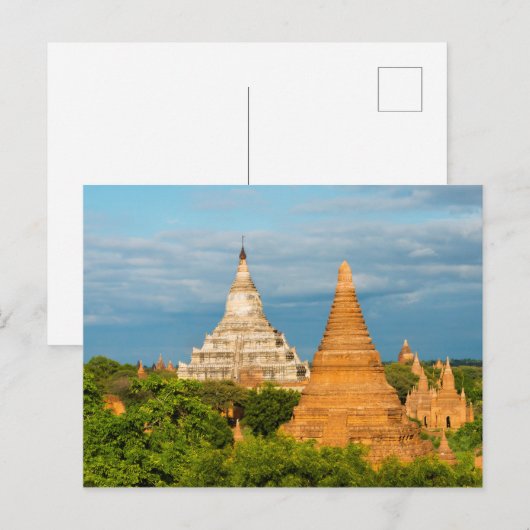 Carte Postale Temples et pagodes antiques | Bagan (Devant / Derrière)