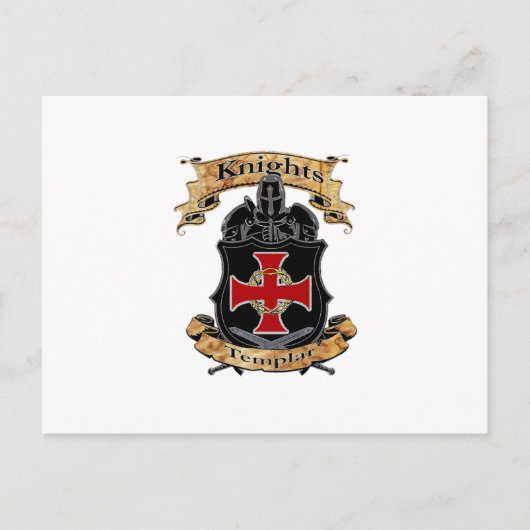 Carte Postale Templier des Chevaliers (Devant)