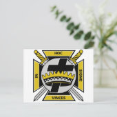 Carte Postale Templier des Chevaliers (Debout devant)