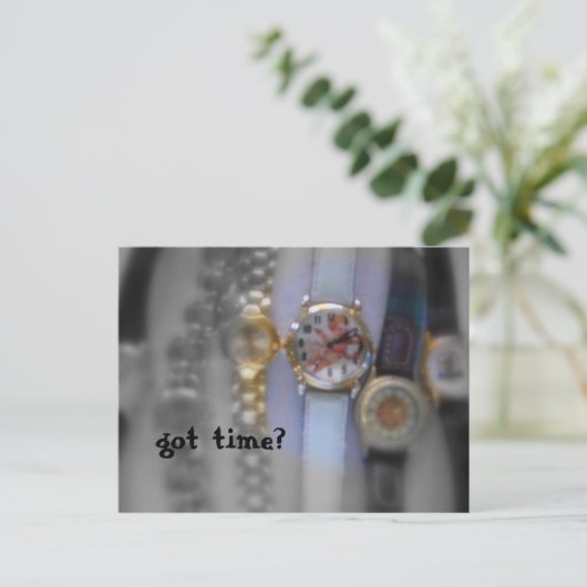 Carte postale Temps (Debout devant)