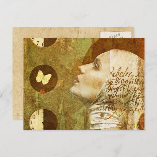 Carte postale Temps (Devant / Derrière)