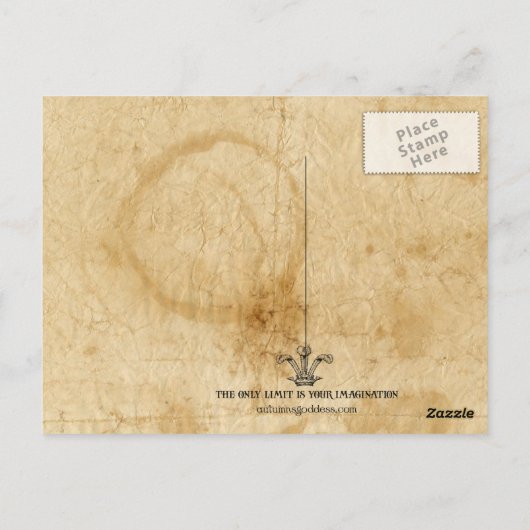 Carte postale Temps (Dos)