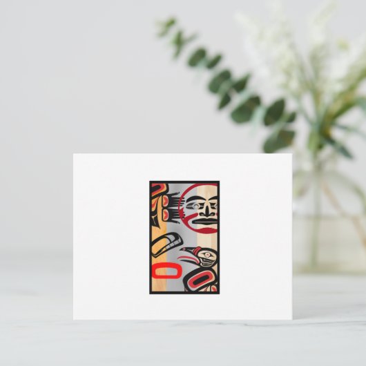 CARTE POSTALE TEMPS CRÉÉ (Debout devant)