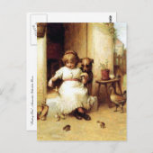 Carte Postale "Temps d'alimentation" (Devant / Derrière)