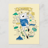 Carte Postale Temps d'aventure | Croquis de recherche "algébriqu (Devant)