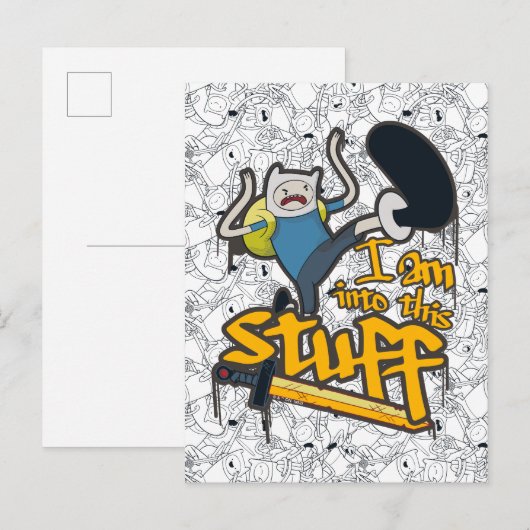 Carte Postale Temps d'aventure | Finn "Je Suis Dans Ce Genre De (Devant / Derrière)