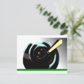 CARTE POSTALE TEMPS DE BILLARD (Debout devant)