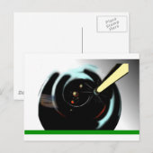 CARTE POSTALE TEMPS DE BILLARD (Devant / Derrière)