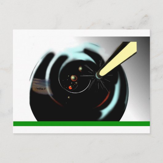 CARTE POSTALE TEMPS DE BILLARD (Devant)