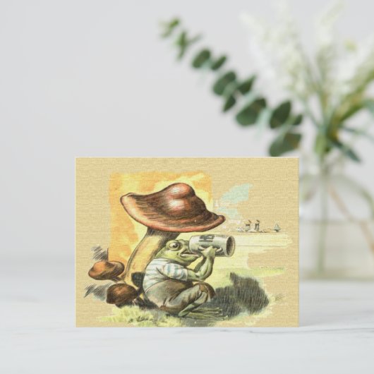 Carte Postale Temps de coupure (Debout devant)