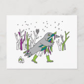 Carte Postale Temps de neige (Devant)