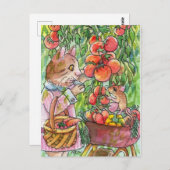 Carte Postale Temps de récolte (Devant / Derrière)